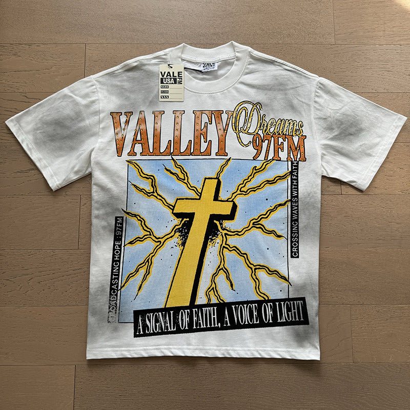 Direct Injection Monkey Wash Distressed Rhinestone T-shirt