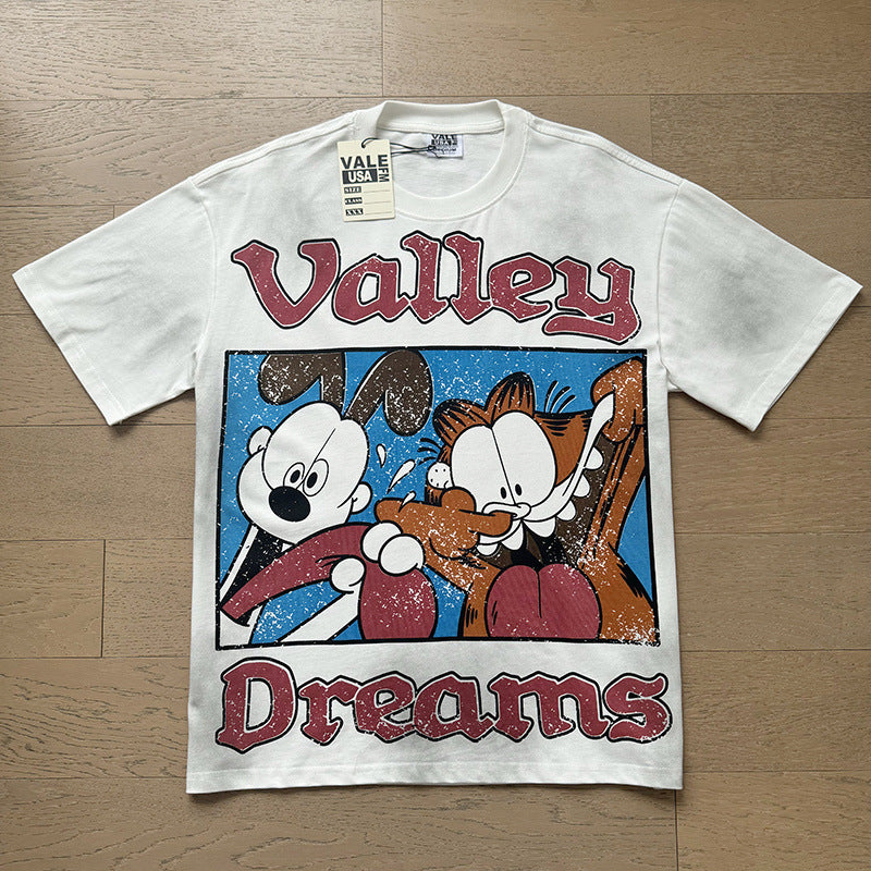 Direct Injection Monkey Wash Distressed Rhinestone T-shirt