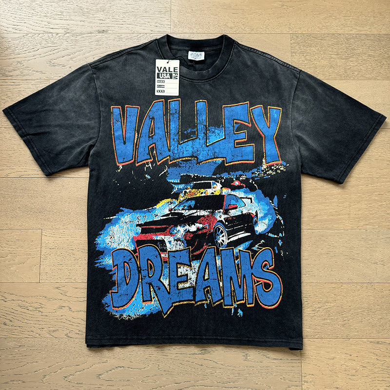 Direct Injection Monkey Wash Distressed Rhinestone T-shirt