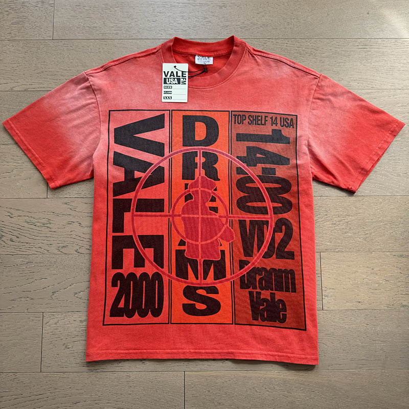 Direct Injection Monkey Wash Distressed Rhinestone T-shirt