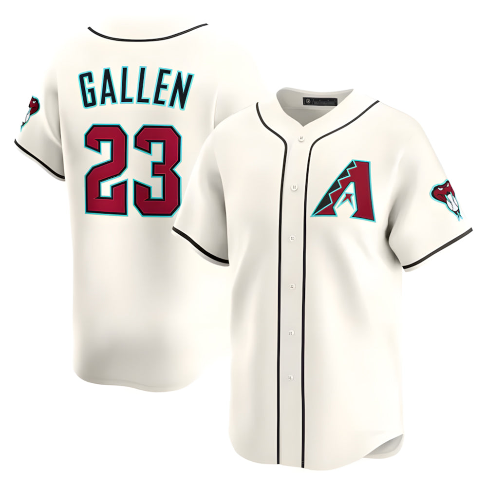 TRASK A.Diamondbacks #23 Zac Gallen Player Cream Game Limited Stitched Jerseys