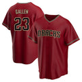 TRASK A.Diamondbacks #23 Zac Gallen Player Red Replica Game Stitched Jerseys