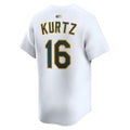 TRASK Athletics #16 Nick Kurtz Player White Home Limited Stitched Jerseys