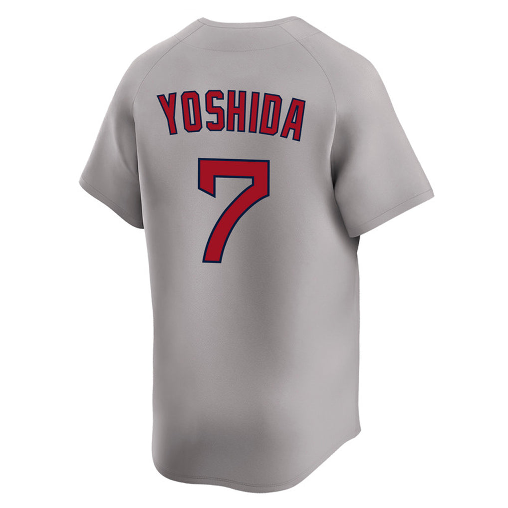 TRASK B.Red Sox #7 Masataka Yoshida Player Gray Road Limited Home Game Stitched Jerseys