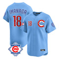 TRASK C.Cubs #18 Shota Imanaga Player Light Blue 150th Anniversary Limited Home Stitched Jerseys