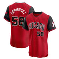 TRASK C.White Sox #58 Seranthony Dom¨ªnguez Player Red City Connect Limited Elite Home Stitched Jerseys