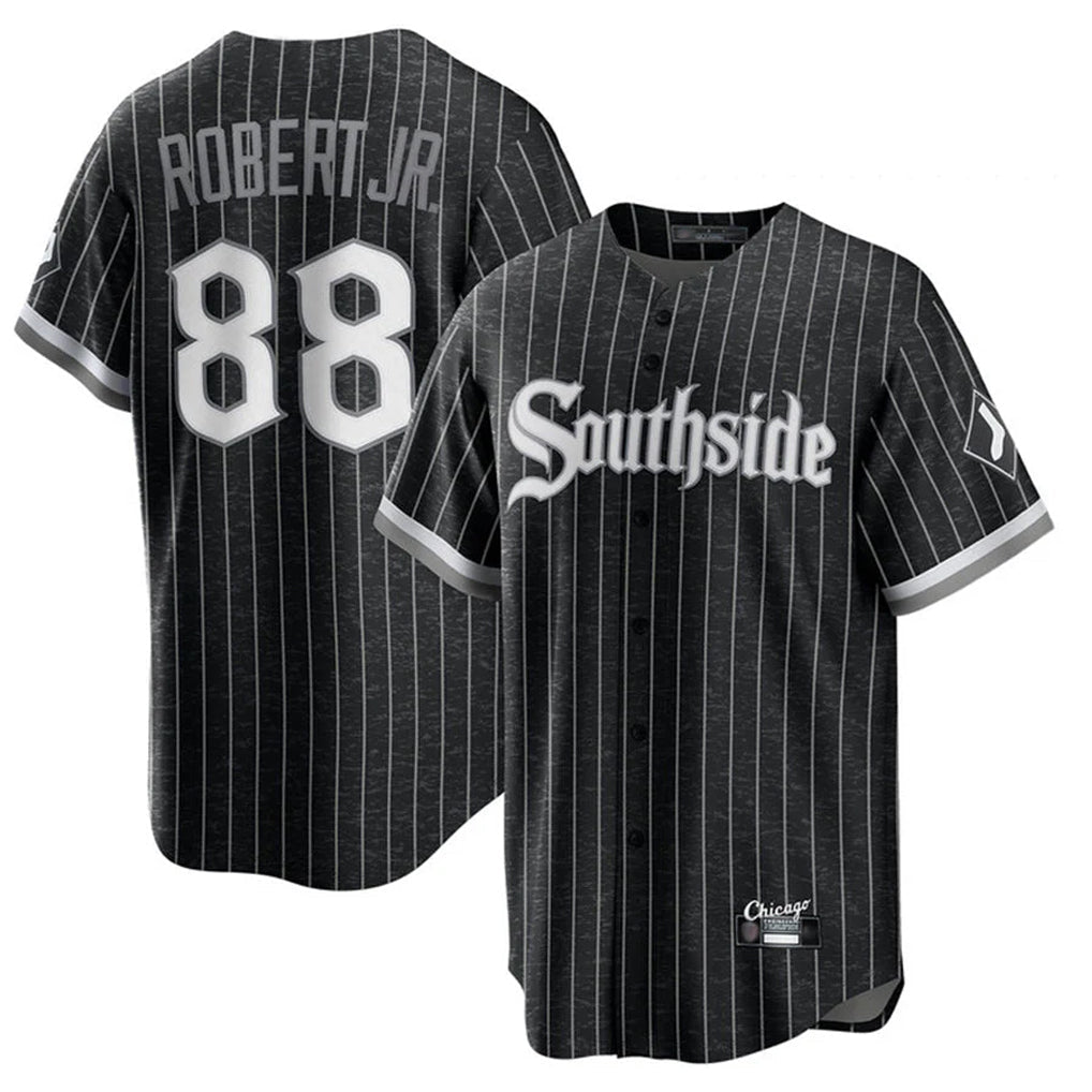 TRASK C.White Sox #88 Luis Robert Jr Player Black City Connect Home Game Stitched Jerseys