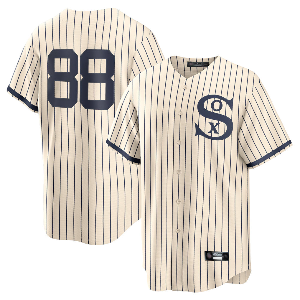 TRASK C.White Sox #88 Luis Robert Jr Player Cream Field of Dreams Home Game Stitched Jerseys