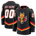 TRASK Custom C.Flames Black Alternate Premium Jerseys