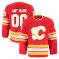 TRASK Custom C.Flames Red Home Authentic Pro Jerseys
