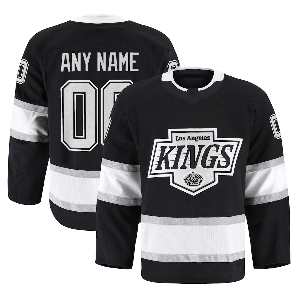 TRASK Custom LA.Kings Black Home Authentic Pro Jerseys