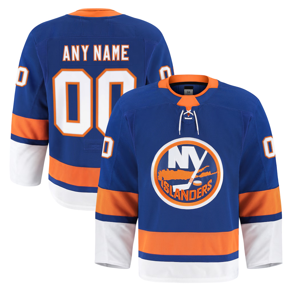 TRASK Custom NY.Islanders Royal Home Authentic Pro Jerseys