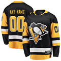 TRASK Custom P.Penguins Black Home Breakaway Jerseys