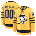 TRASK Custom P.Penguins Gold Alternate Premium Jerseys