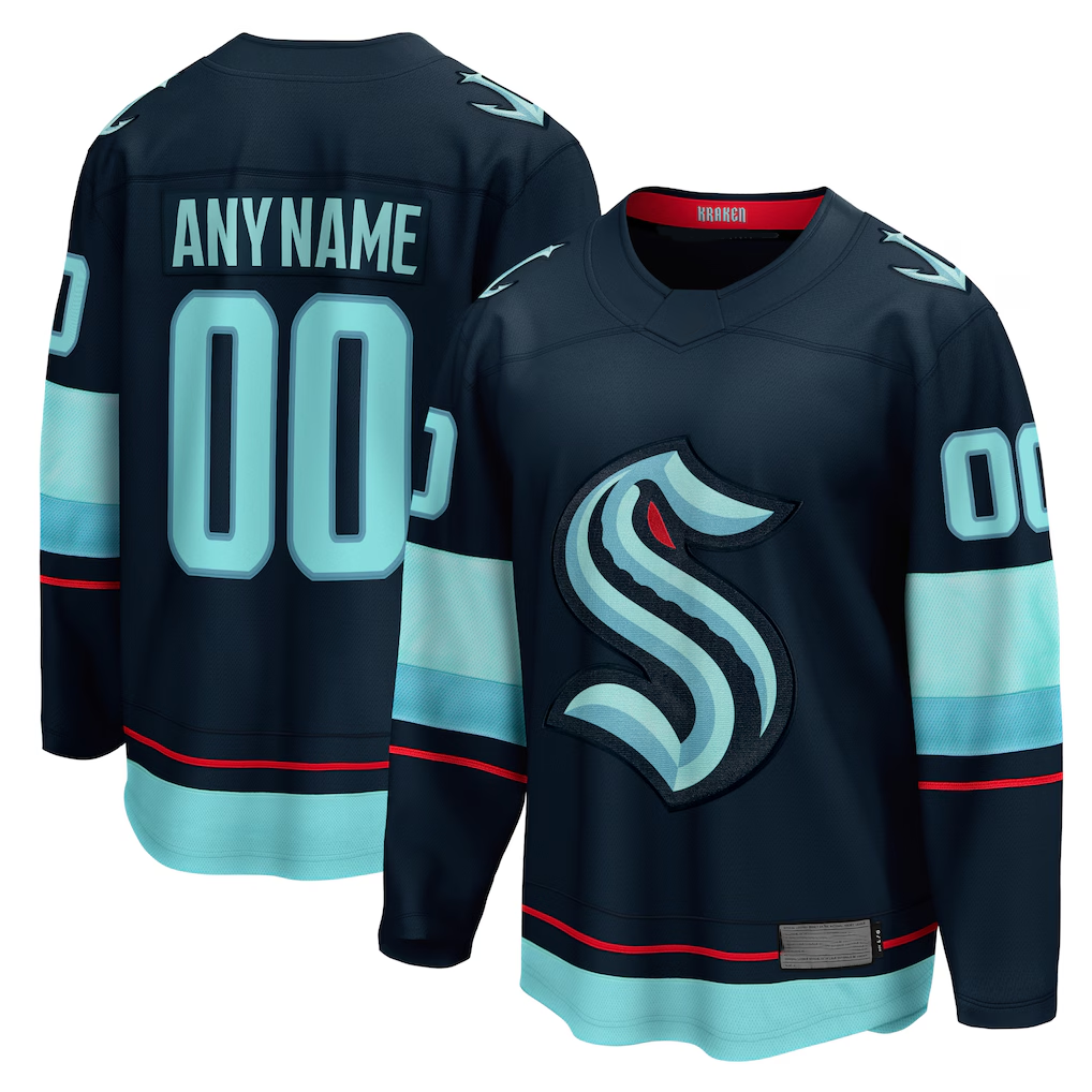 TRASK Custom S.Kraken Deep Sea Blue Home Breakaway Jerseys
