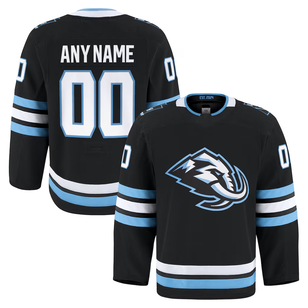 TRASK Custom U.Mammoth Black Home Authentic Pro Jerseys