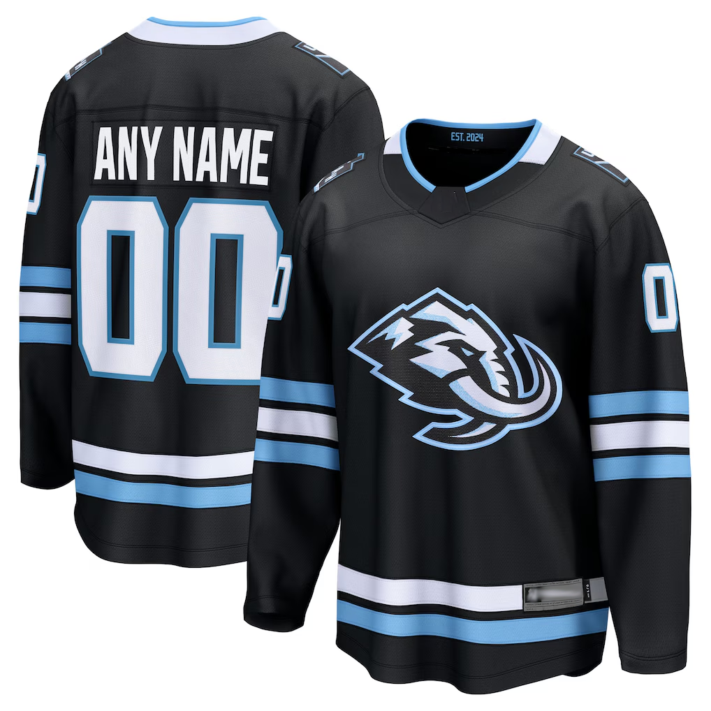 TRASK Custom U.Mammoth Black Home Breakaway Jerseys