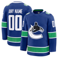 TRASK Custom V.Canucks Blue Home Premium Jerseys