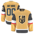 TRASK Custom VG.Knights Gold Home Authentic Pro Jerseys