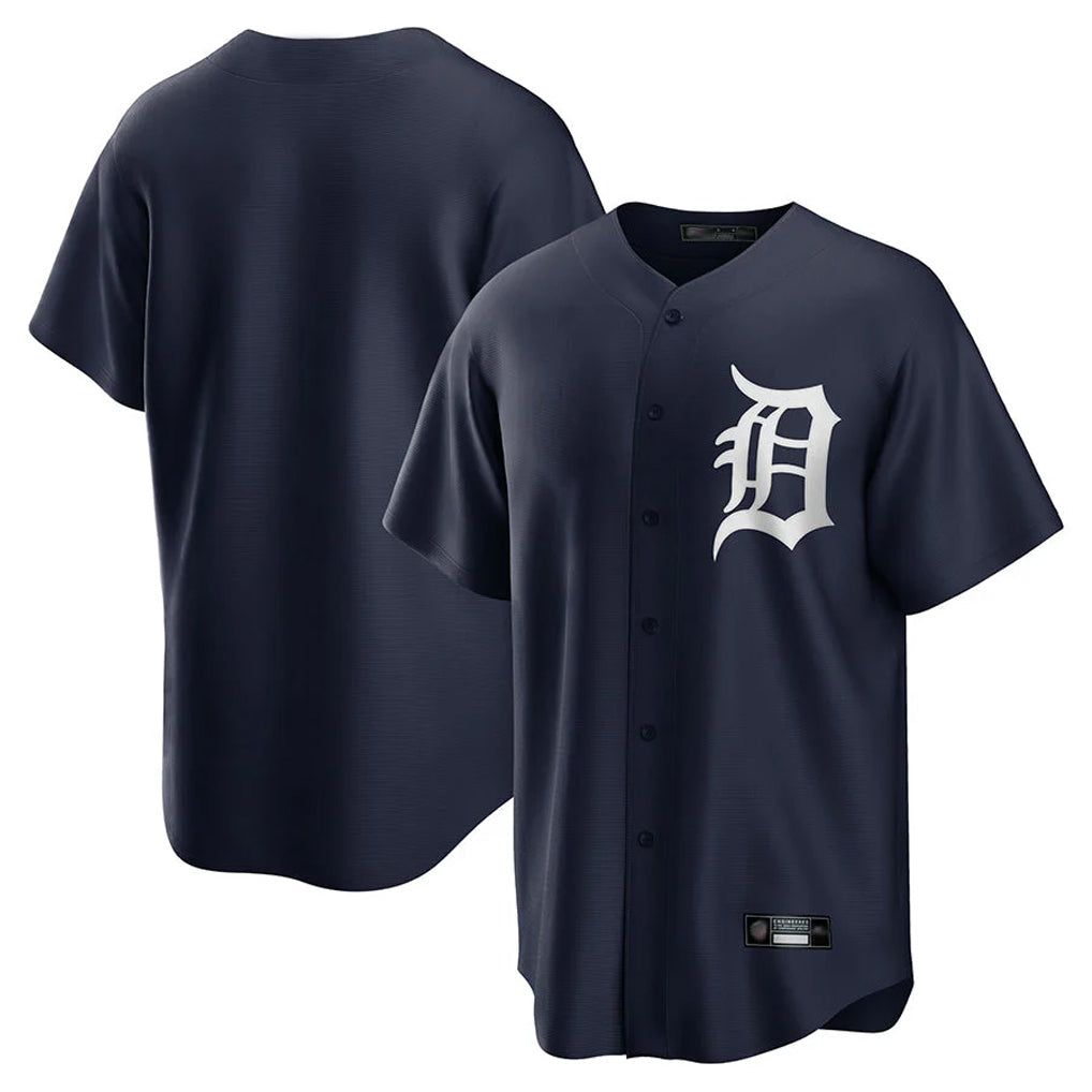TRASK D.Tigers Navy Game Home Blank Player Stitched Jerseys