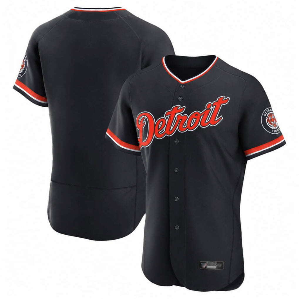TRASK D.Tigers Navy Limited Elite Home Game Blank Player Stitched Jerseys