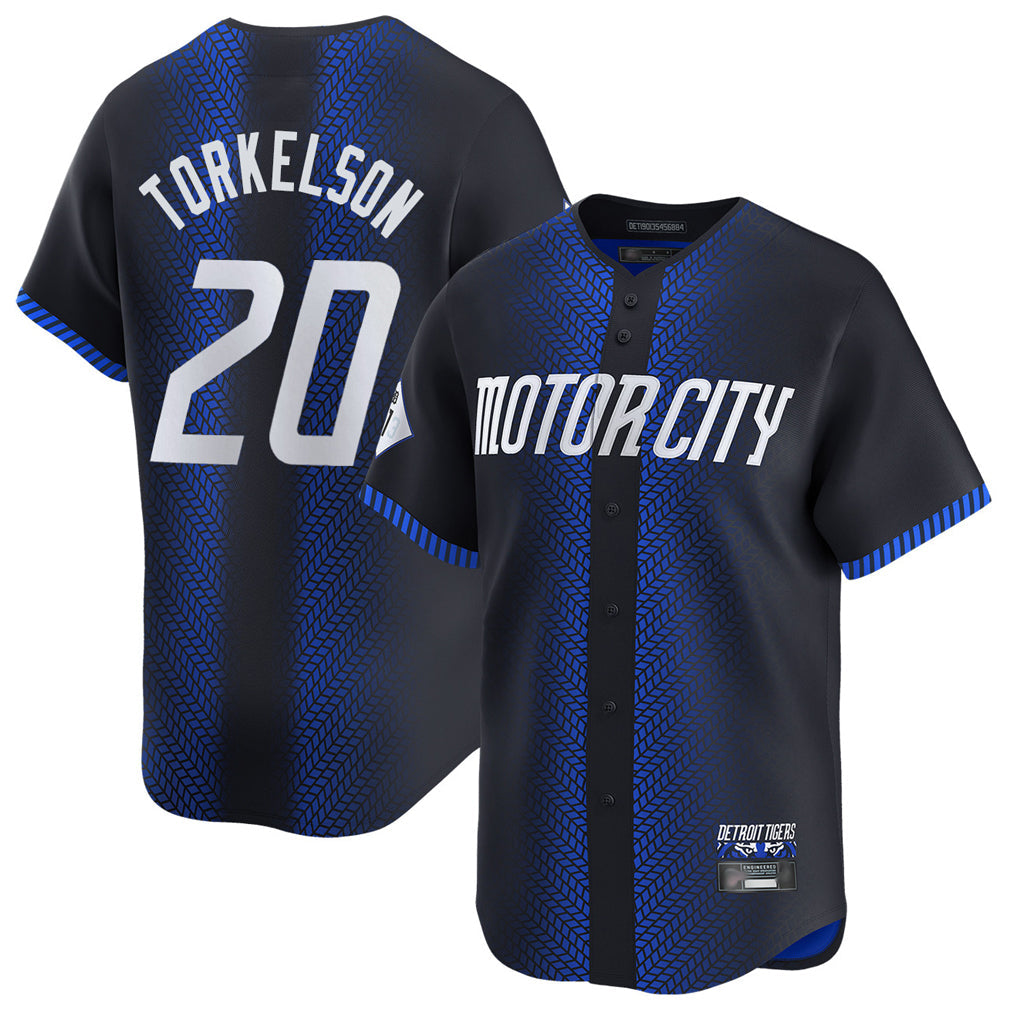 TRASK D.Tigers #20 Spencer Torkelson Player Navy City Connect Home Limited Stitched Jerseys