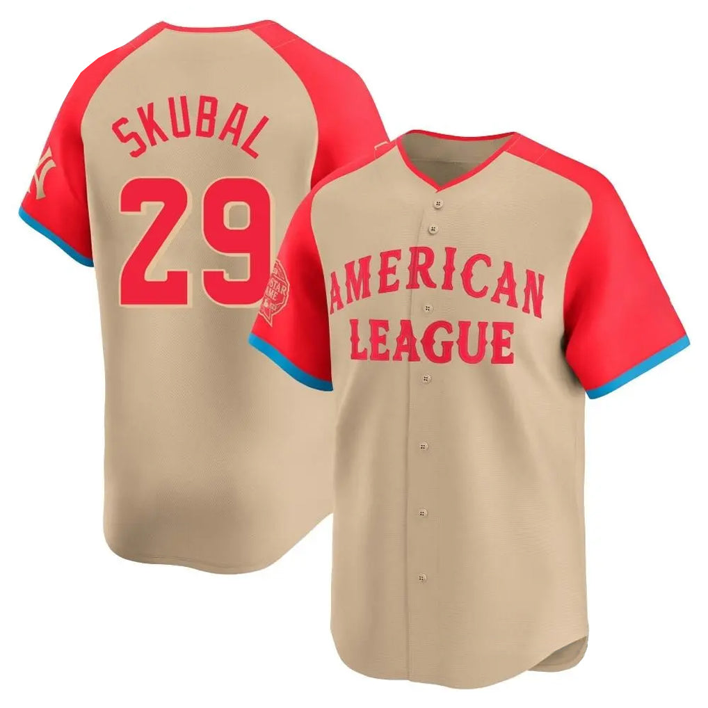 TRASK D.Tigers #29 Tarik Skubal Player Cream Limited American League All-Star Game Stitched Jerseys