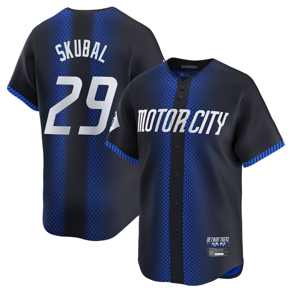 TRASK D.Tigers #29 Tarik Skubal Player Navy City Connect Home Limited Stitched Jerseys