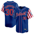 TRASK D.Tigers #30 Kerry Carpenter Player Royal Independence Day Vapor Premier Limited Stitched Jerseys