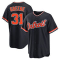 TRASK D.Tigers #31 Riley Greene Player Navy Home Game Stitched Jerseys