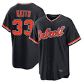 TRASK D.Tigers #33 Colt Keith Player Navy Home Game Stitched Jerseys