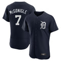 TRASK D.Tigers #7 Kevin McGonigle Player Navy Limited Elite Home Stitched Jerseys