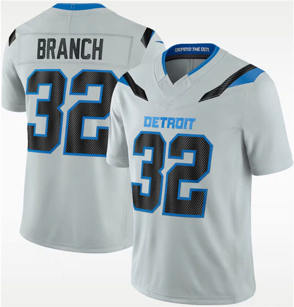 TRASK D.Lions #32 Brian Branch Silver 2026 F.U.S.E. Rivalries Collection Limited Football Stitched Jersey