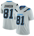 TRASK D.Lions #81 Calvin Johnson Silver 2026 F.U.S.E. Rivalries Collection Limited Football Stitched Jersey