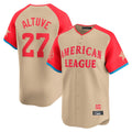 TRASK H.Astros #27 Jose Altuve Player Cream American League All-Star Game Limited Stitched Jerseys