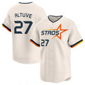 TRASK H.Astros #27 Jose Altuve Player Cream City Connect Limited Home Stitched Jerseys