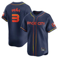 TRASK H.Astros #3 Jeremy Pe?a Player Navy City Connect Home Limited Stitched Jerseys
