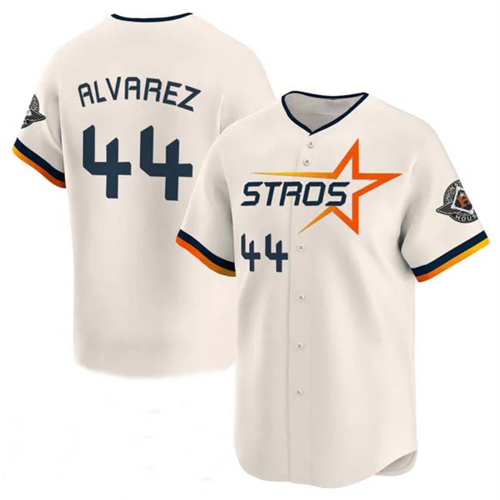 TRASK H.Astros #44 Yordan Alvarez Player Cream City Connect Limited Home Stitched Jerseys