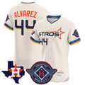 TRASK H.Astros #44 Yordan Alvarez Player Cream City Connect Texas Patch Vapor Premier Limited Elite Home Stitched Jerseys