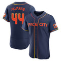 TRASK H.Astros #44 Yordan Alvarez Player Navy City Connect Limited Elite Home Stitched Jerseys