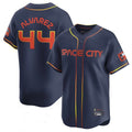 TRASK H.Astros #44 Yordan Alvarez Player Navy City Connect Limited Home Game Stitched Jerseys