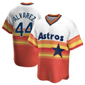 TRASK H.Astros #44 Yordan Alvarez Player Rainbow Cooperstown Collection T-shirt Stitched Jerseys