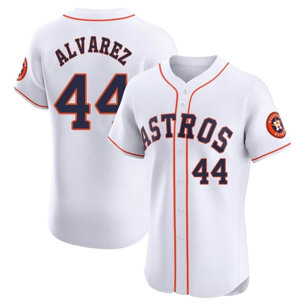 TRASK H.Astros #44 Yordan Alvarez Player White Limited Elite Home Stitched Jerseys