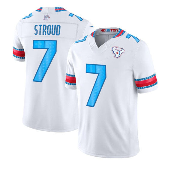 TRASK H.Texans #7 C.J. Stroud White 2026 F.U.S.E. Rivalries Collection Limited Football Stitched Jersey