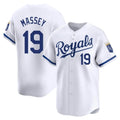 TRASK KC.Royals #19 Michael Massey Player White Alt Limited Home Stitched Jerseys