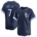 TRASK KC.Royals #7 Bobby Witt Jr. Player Navy City Connect Limited Home Stitched Jerseys