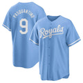 TRASK KC.Royals #9 Vinnie Pasquantino Player Light Blue Home Game Stitched Jerseys