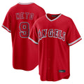 TRASK LA.Angels #9 Zach Neto Player Red Home Game Stitched Jerseys