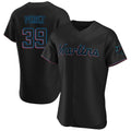 TRASK M.Marlins #39 Eury Perez Player Black Home Limited Elite Stitched Jerseys