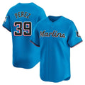 TRASK M.Marlins #39 Eury Perez Player Blue Home Limited Stitched Jerseys